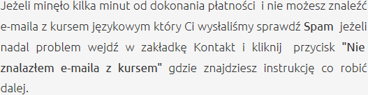 Odbiór Zakupionego Kursu Szkolenia Językowe Pabianice